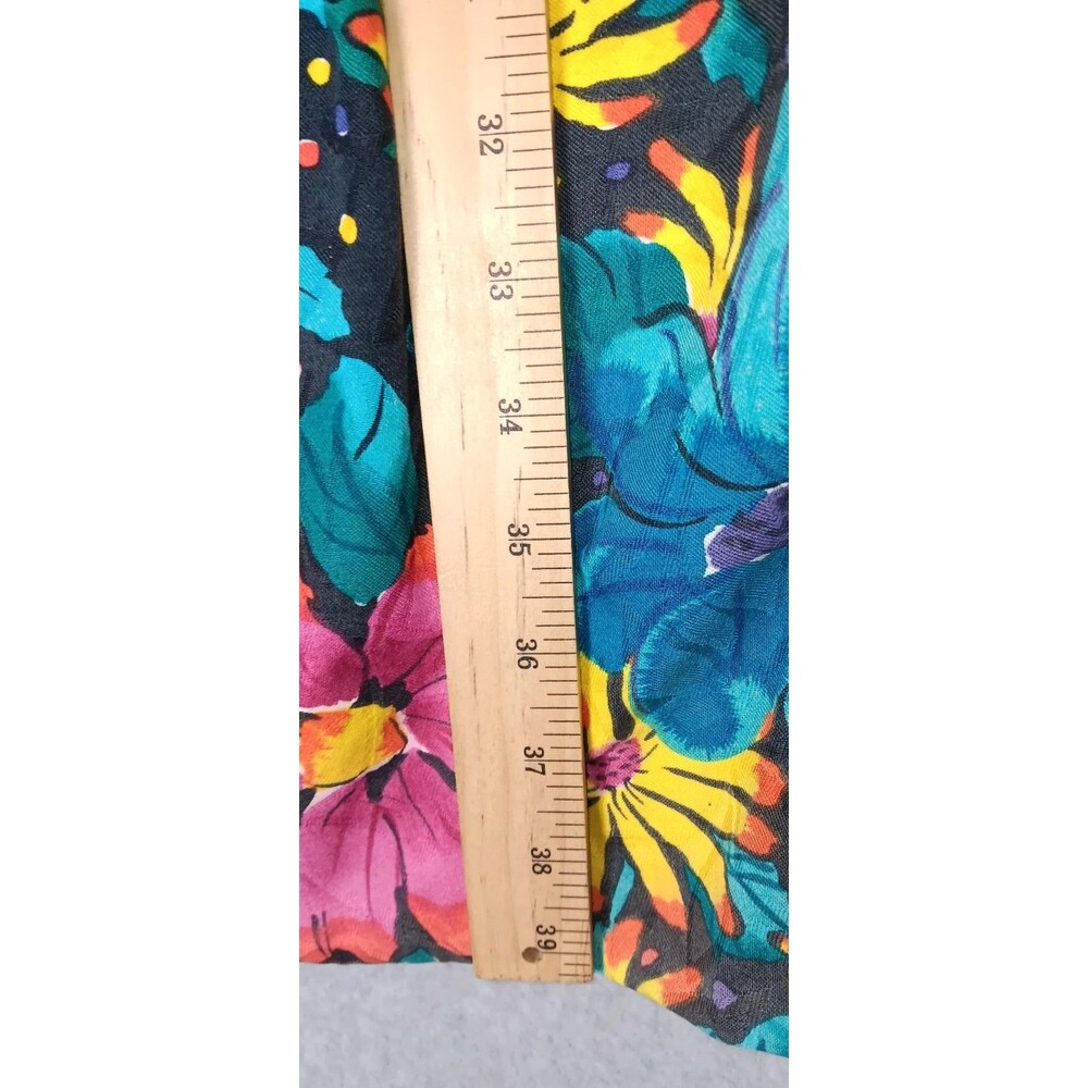 Vintage Talbots David Warren Bodycon Dress Womens Size 10 Multicolor Floral... - Picture 10 of 16